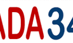 the graphic for the ada 34th anniversary it says ada 34