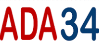 the graphic for the ada 34th anniversary it says ada 34