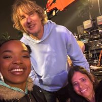 Kat and a friend with Owen Wilson