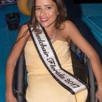 kat with her ms. wheelchair florida sash