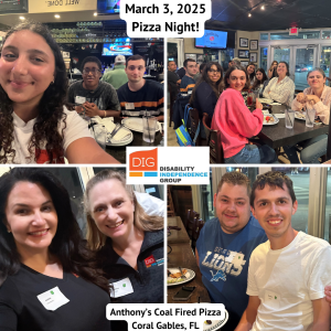 photo collage from supper social club in March 2025