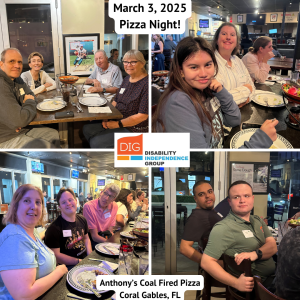 photo collage from supper social club in March 2025